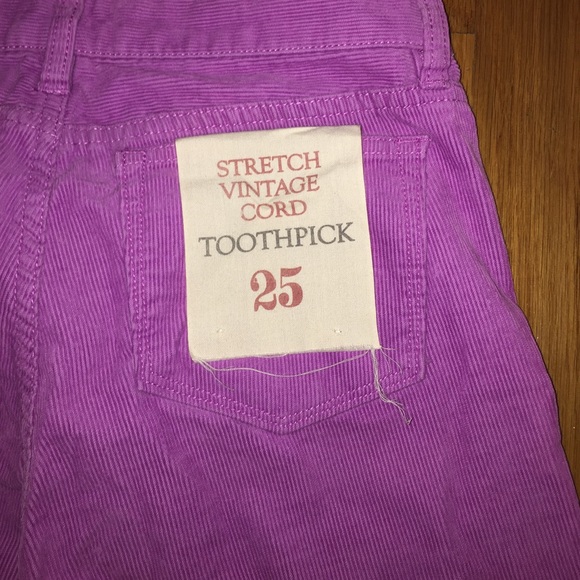 Magenta corduroy pants - Picture 3 of 4